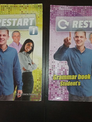Restart 1 Student's Book and Grammar Book like new, English
