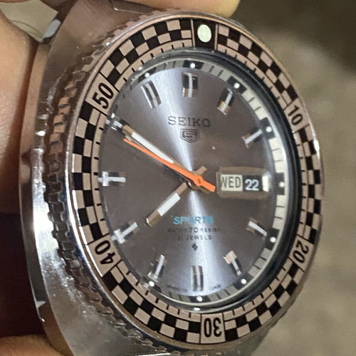 Seiko 5 Sports Rally Diver 6119-7173 Automatic 21J 42mm watch