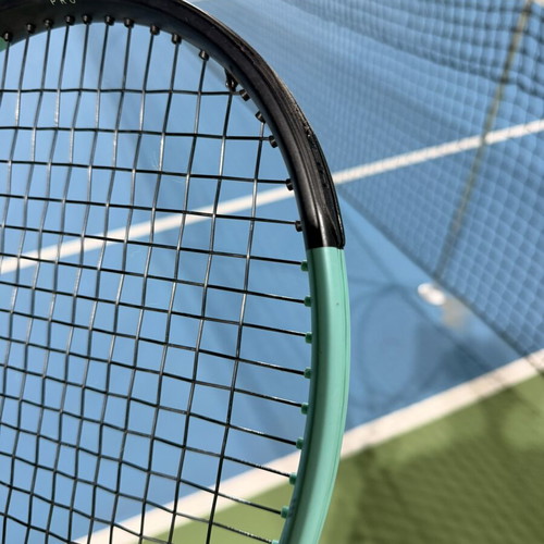 Head Boom Pro tennis racket used, strung with Luxilon 4G Black Edition