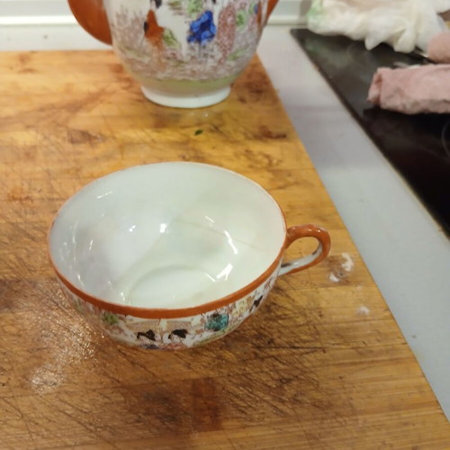 Vintage porcelain set from China, like new, 5 pieces