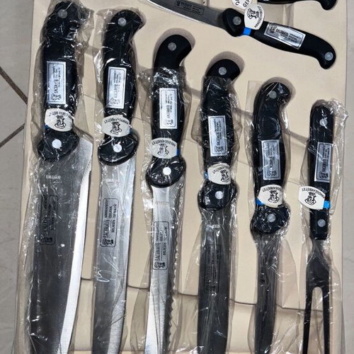 Vintage Solingen Set with Professional Knives New in Case