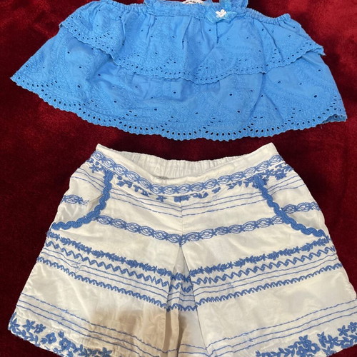 Baby set for girl 18 months 86 cm, used, shorts and sleeveless top