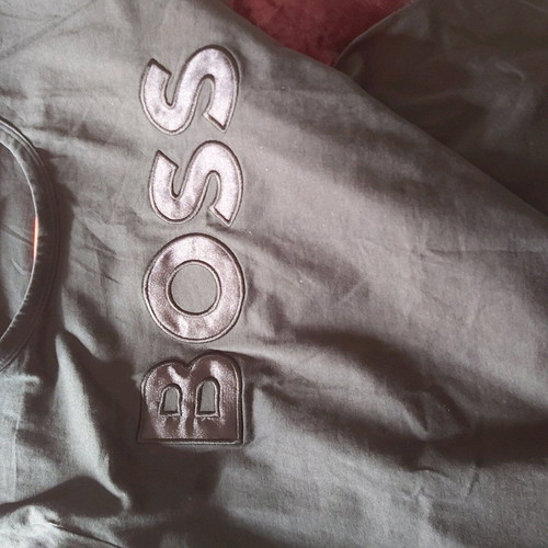Boss blouse blue like new, size XL