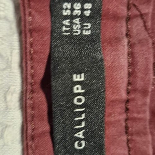 Calliope elastic red pants L-XL
