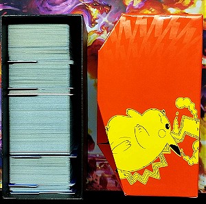 Pokemon cards - 500+ common-uncommon + 9 rare + 9 holo,reverse holo