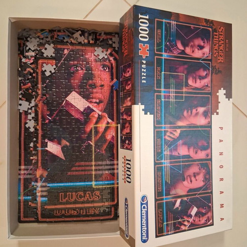 Stranger Things Puzzle 1000 pieces like new by Clementoni
