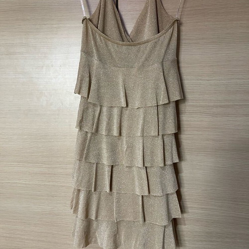 Milk and Honey dress size L gold like new without flaws