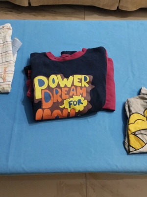 Nina Club kids clothing set like new, 100% cotton with Garfield gift
