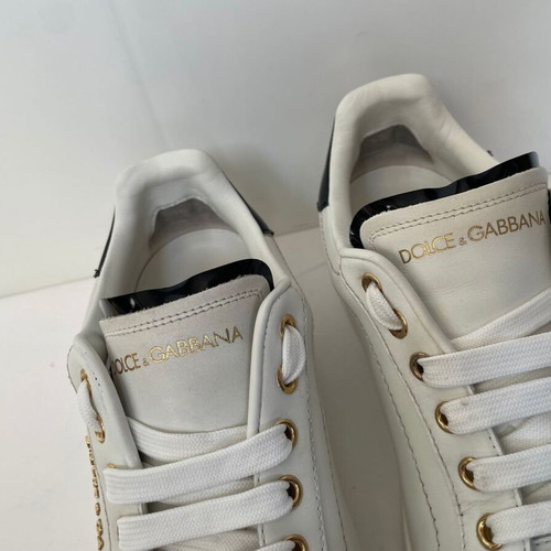 Dolce & Gabbana Portofino leather women's sneakers like new, size 38