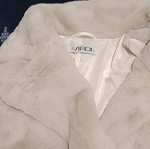 Γούνινο παλτό Verde oversized μπεζ σαν καινούργιο