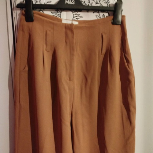 BSB fabric pants brown like new, size L