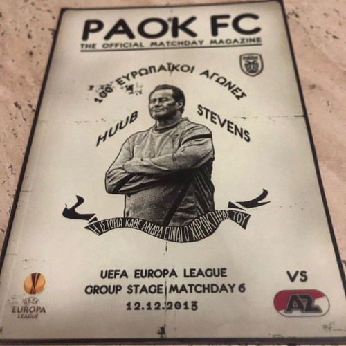 PAOK FC The Official Matchday Magazine like new
