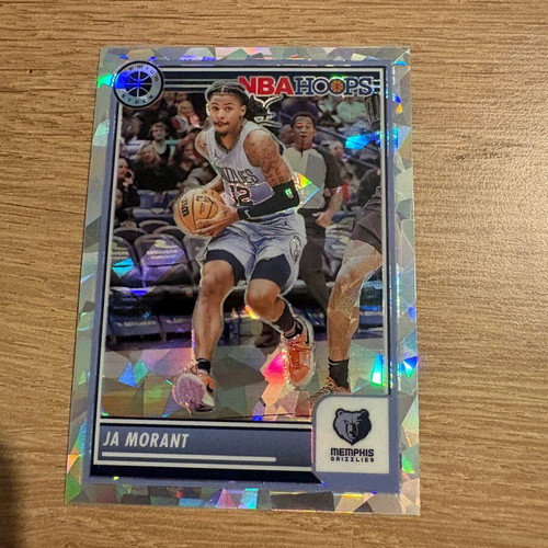 Ja Morant 2023-24 Panini Hoops Premium Stock Cracked Ice Prizm card new