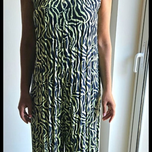 Namaste one-piece jumpsuit like new, green and black, size L
