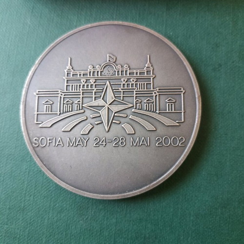 Collectible NATO medal Sofia 2002 like new