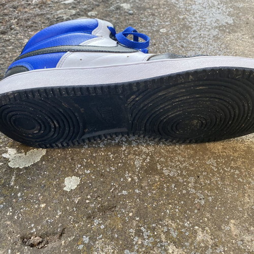 Nike Court Vision Mid sneakers size 46 like new, blue