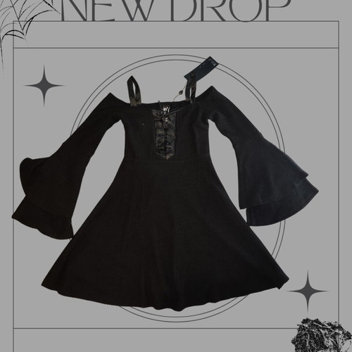 Killstar Dark Myth dress new with tags, black, size XS