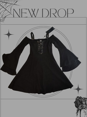 Killstar Dark Myth dress new with tags, black, size XS