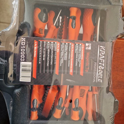 Workshop screwdriver set, 58 pieces, new
