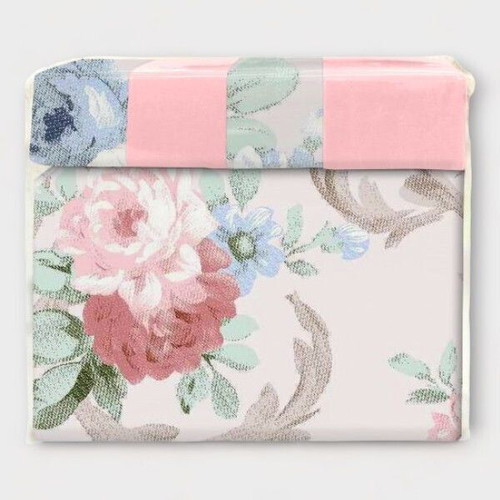 Double fitted sheet set 160x240cm salmon pink, 4 pieces
