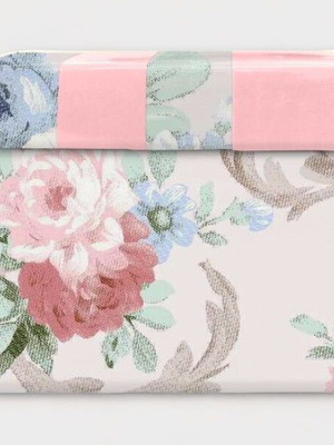 Double fitted sheet set 160x240cm salmon pink, 4 pieces