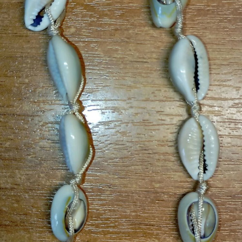 White shell necklace used