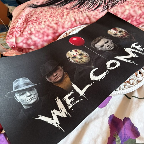 Horror Mousepad Michael Myers Jason & Freddy like new