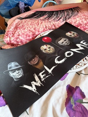 Mousepad Horror Michael Myers Jason & Freddy σαν καινούργιο