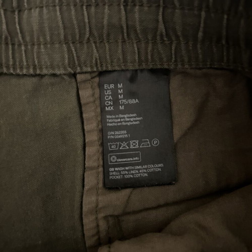 H&M Cargo shorts, size M