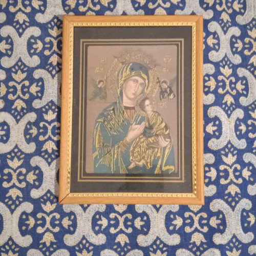 Religious icon slightly used