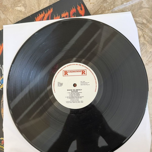 Slayer Show No Mercy original 1983 LP with Kerry King autograph