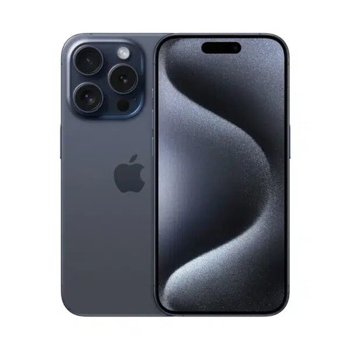 iPhone 15 Pro Blue Titanium like new, 128GB, 87% battery health