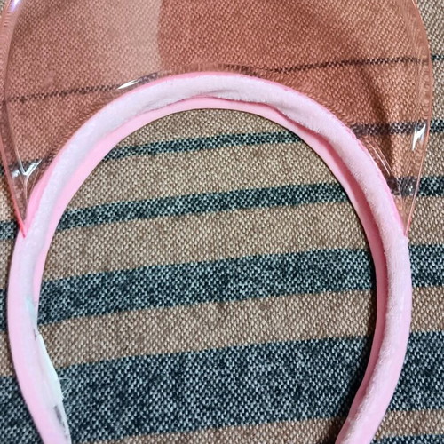 Zara pink visor hat used accessory