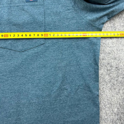 Dickies Teal Long Sleeve Pocket Thermal Crew Neck Sweatshirt 3XL