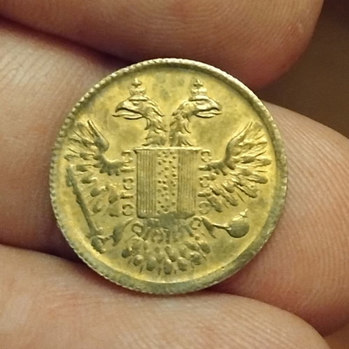 Brass gaming token Victorian era 1840-1860 used
