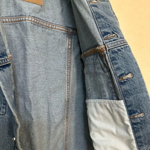 H&M denim jacket like new, size M, blue