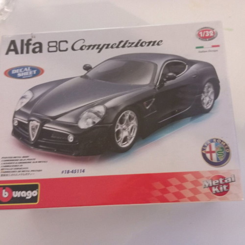 Assembled toy car new with original packaging