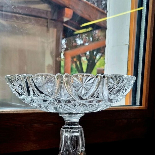 Crystal fruit bowl like new, 90 years old