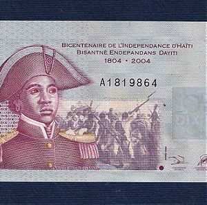 HAITI 10 GOURDES 2004 UNC