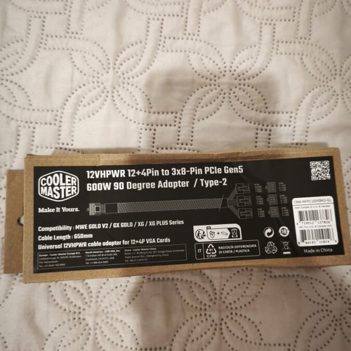 CoolerMaster MWE 850W v2 Gold fully modular power supply