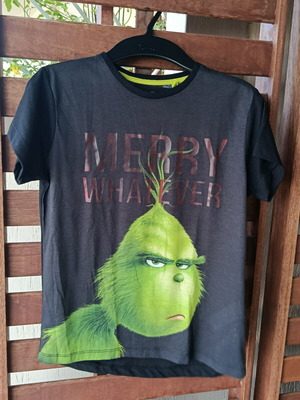 The Grinch Merry Whatever Kids T-Shirt Primark size 9-10 years like new