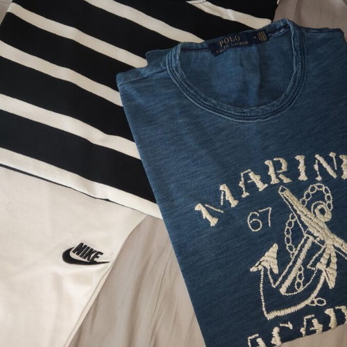 T-shirts Ralph Lauren, Nike, Pull and Bear new, various sizes and colors