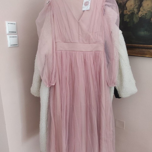 Tulle dress pink new, size M, New Collection