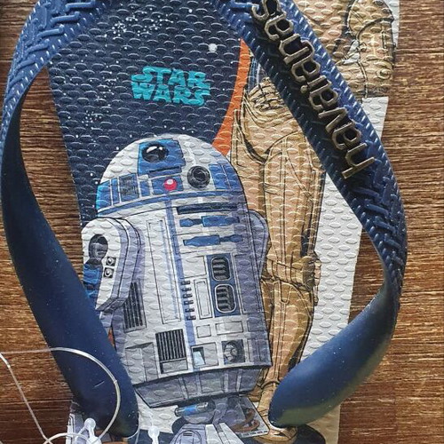 Havaianas Star Wars R2-D2 & C-3PO flip-flops brand new, size 39-40