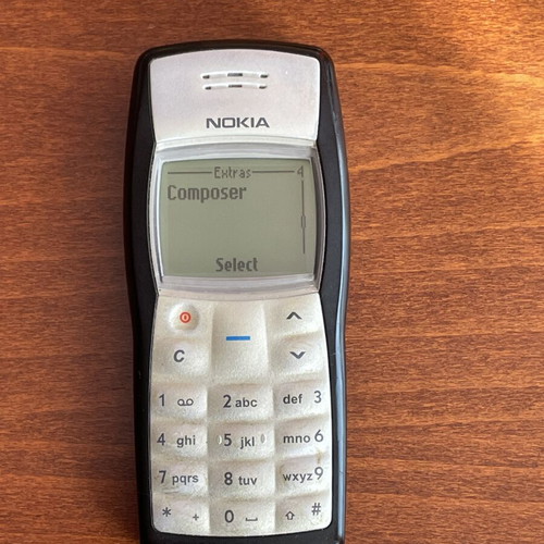Nokia 1100 used mobile phone with original charger