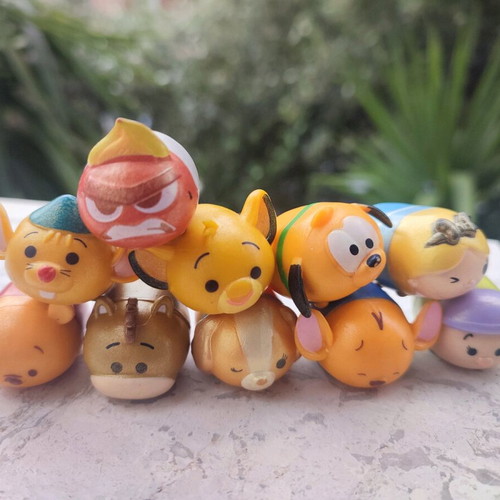 Tsum Tsum figures used, pack of 10 authentic
