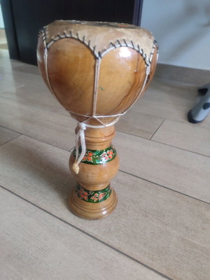 Decorative doumbek new from Tunisia, wooden