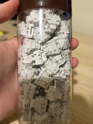 Wuque Studio Silent switches μεταχειρισμένα, πακέτο 95 linear