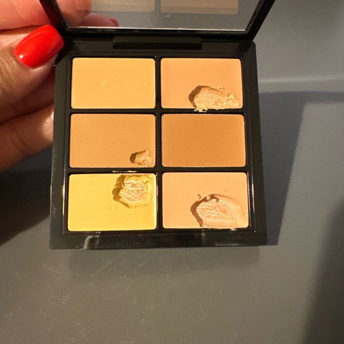 Mac palette with correctors used