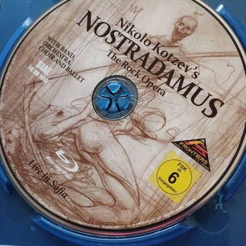 Nostradamus The Rock Opera Blu-ray like new, live in Sofia